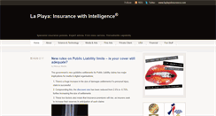 Desktop Screenshot of blog.laplaya.co.uk