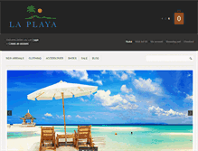 Tablet Screenshot of laplaya.com
